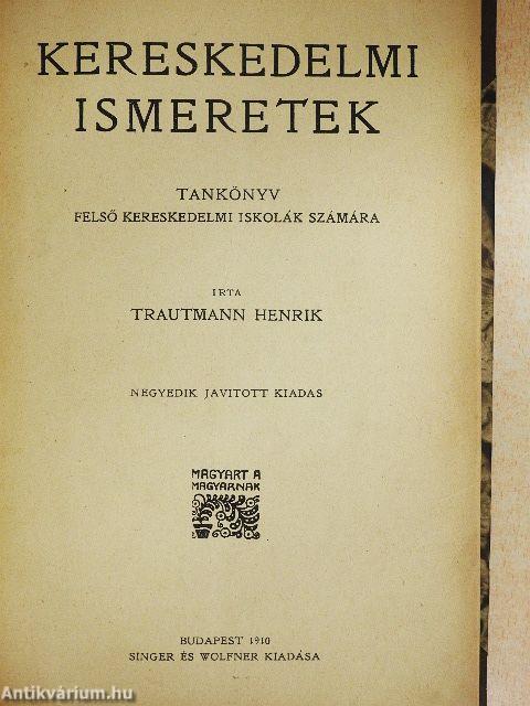 Kereskedelmi ismeretek