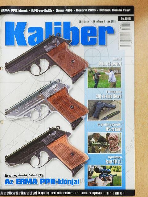 Kaliber 2016. január-december/4 db különszám