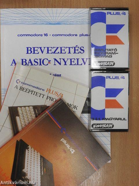 Bevezetés a basic nyelvbe/Commodore plus/4 felhasználói kézikönyv/Commodore plus/4 A beépített programok kezelése - 2 db kazettával