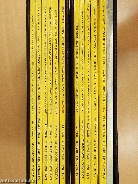 National Geographic January-December 1988. I-II.
