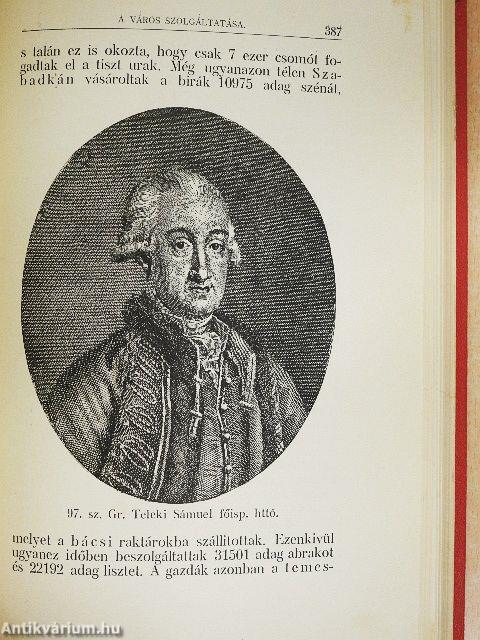 Hód-mező-vásárhely története III.