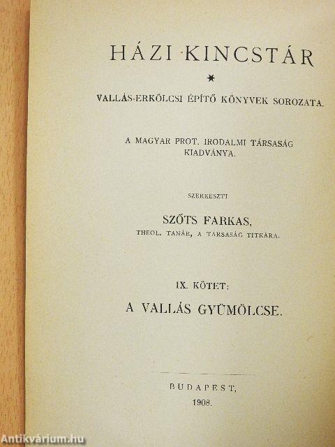 A vallás gyümölcse