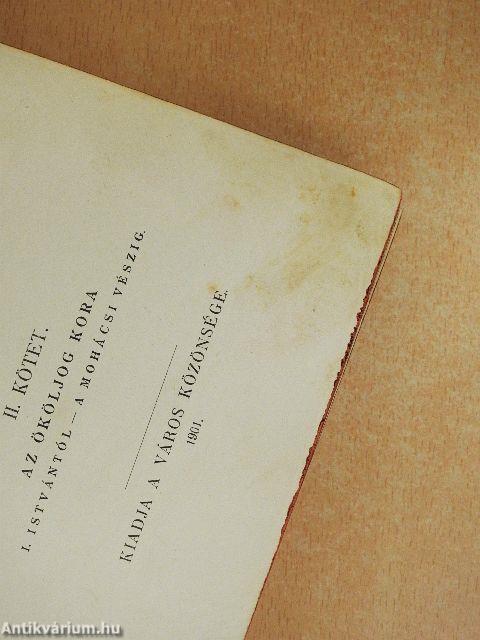 Hód-mező-vásárhely története II.