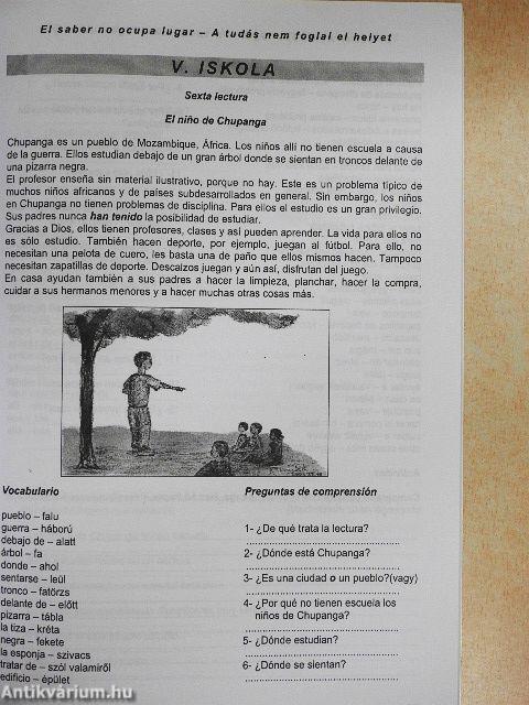 Spanyol nyelv fiataloknak