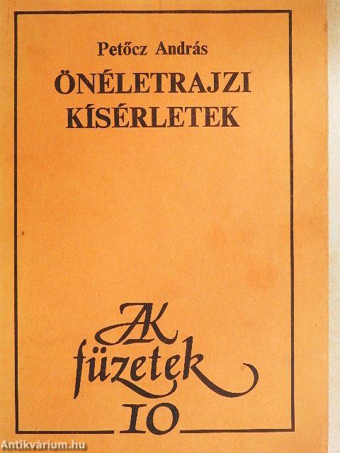 Önéletrajzi kísérletek