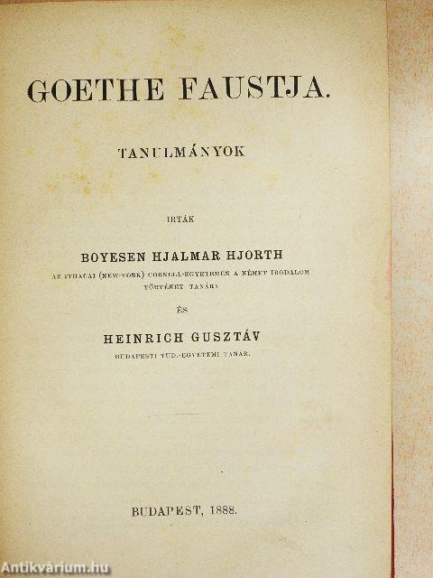 Goethe Faustja