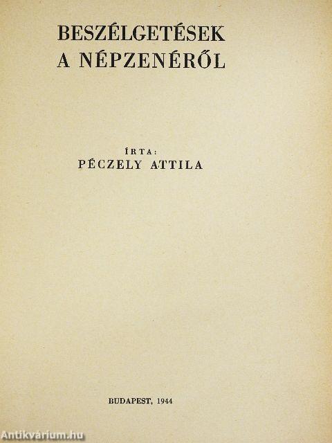 Beszélgetések a népzenéről