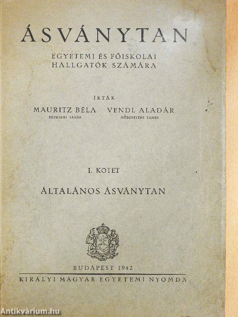 Ásványtan I-II.