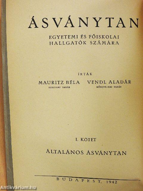 Ásványtan I-II.