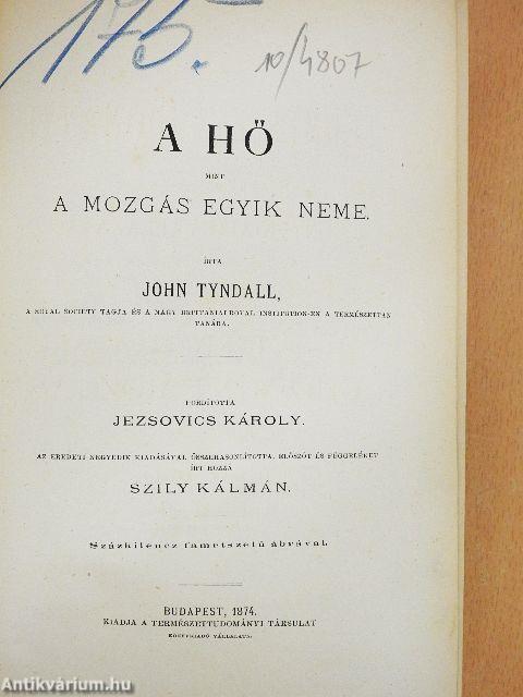 A hő mint a mozgás egyik neme