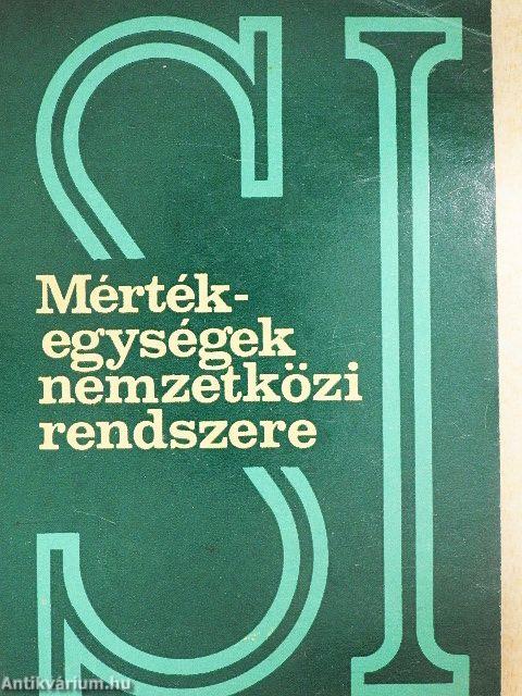 Mértékegységek nemzetközi rendszere