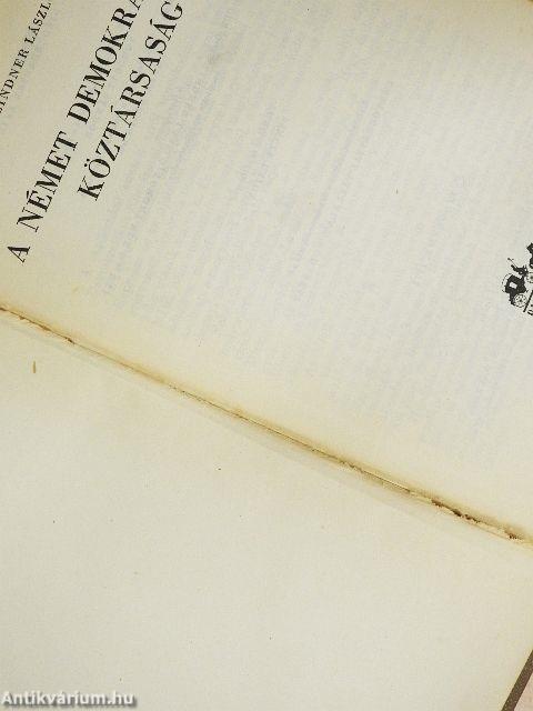 A Német Demokratikus Köztársaság