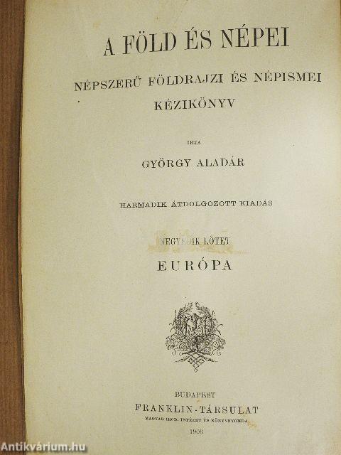 A föld és népei IV.