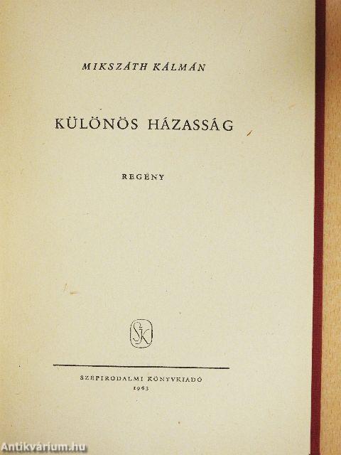 Különös házasság