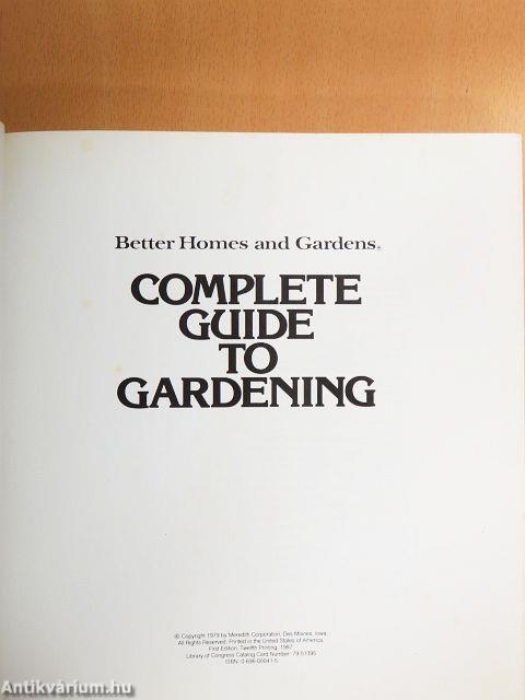 Complete Guide to Gardening