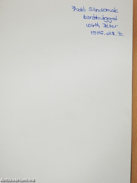 Itt van elrejtve (dedikált példány)