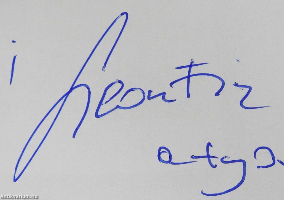 Hittel, mely a szeretet által tevékeny (dedikált példány)