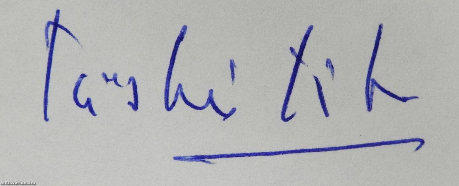 Zalamente, Somogyország (dedikált példány)