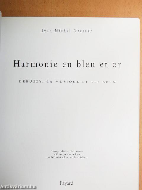 Harmonie en bleu et or