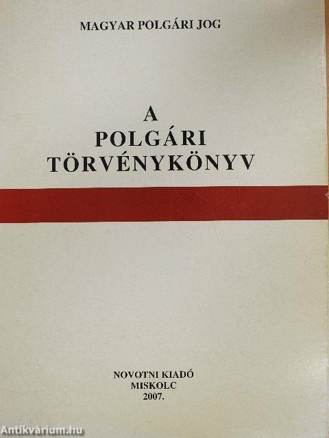 A polgári törvénykönyv