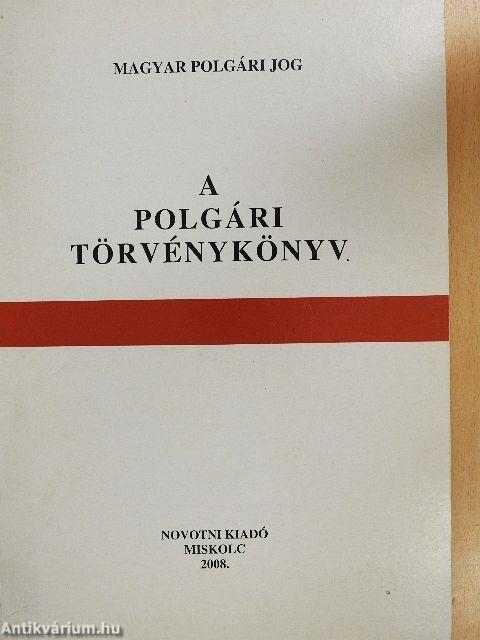 A polgári törvénykönyv