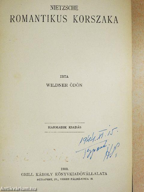 Nietzsche romantikus korszaka