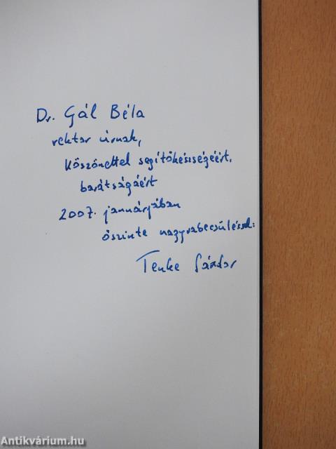 Breviárium (dedikált példány)