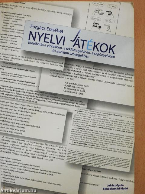 Nyelvi játékok (dedikált példány)