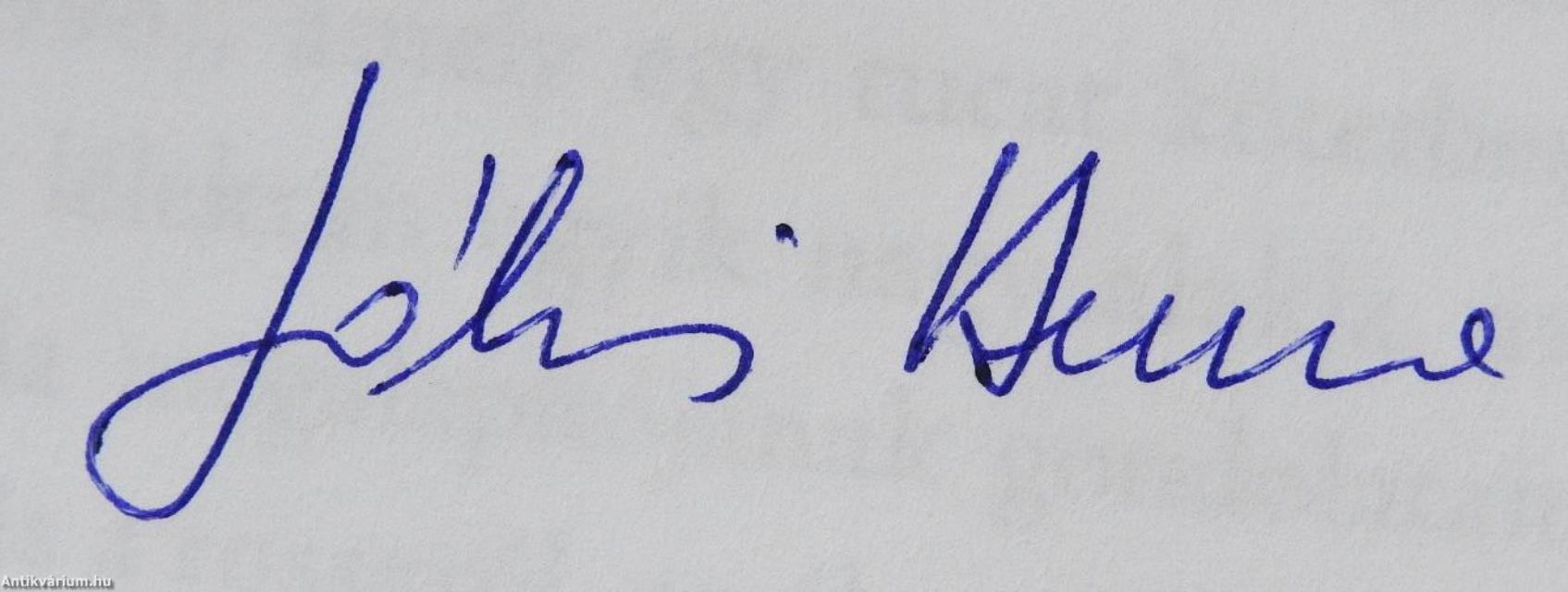 Breviárium (dedikált példány)