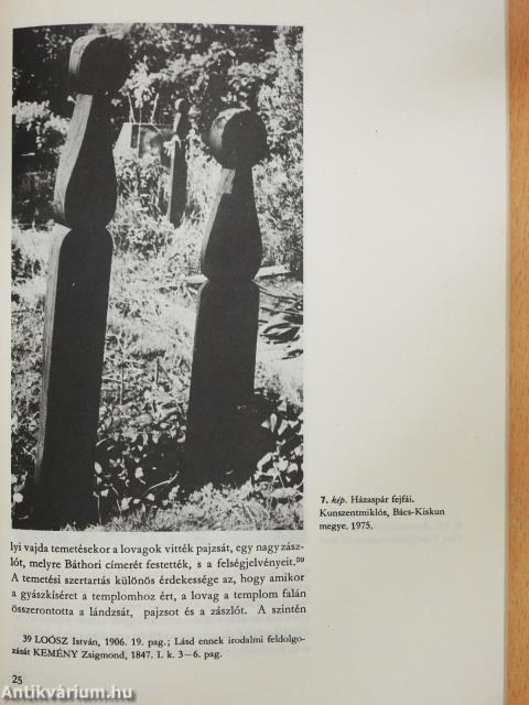 Fejfák a Duna-Tisza közén (dedikált példány)