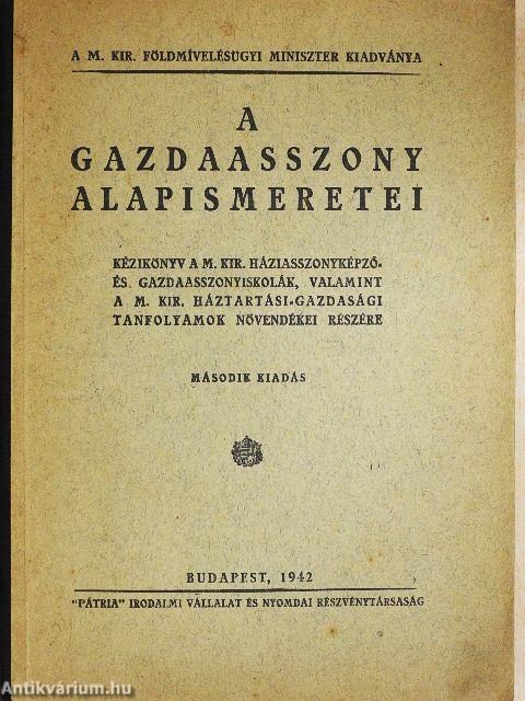 A gazdaasszony alapismeretei