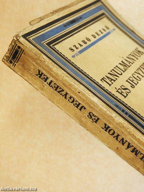 Tanulmányok és jegyzetek