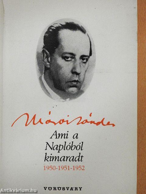 Ami a Naplóból kimaradt 1950-1951-1952