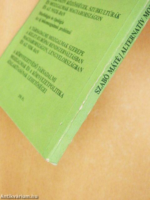 Alternatív mozgalmak Magyarországon