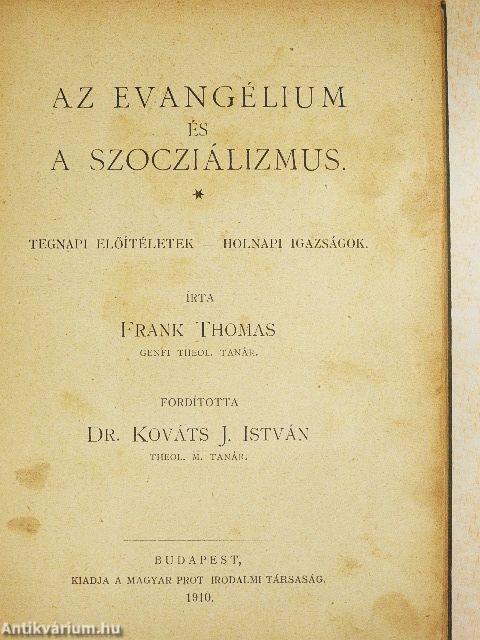 Az evangélium és a szociálizmus