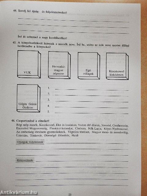 Helyesírási gyakorlatok