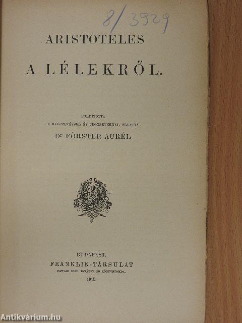 Aristoteles a lélekről
