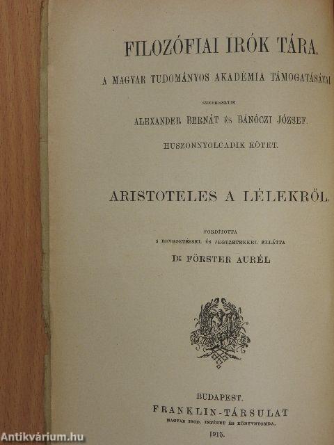 Aristoteles a lélekről