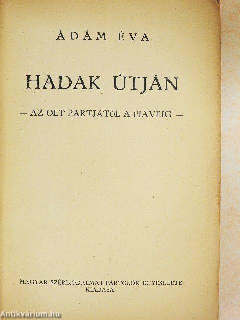 Hadak útján