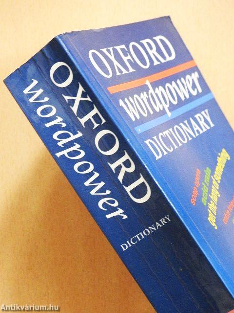 Oxford Wordpower Dictionary