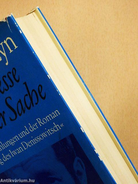 Im Interesse der Sache