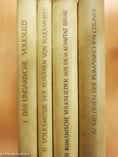 Ethnomusikologische Schriften Faksimile-Nachdrucke I-IV.