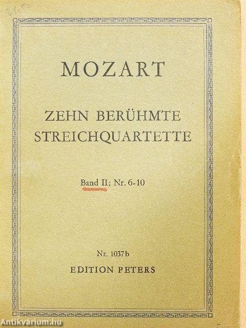Streichquartette Band II: Nr. 6-10