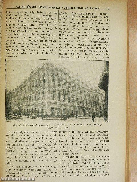 Az 50 éves Pesti Hirlap jubileumi albuma