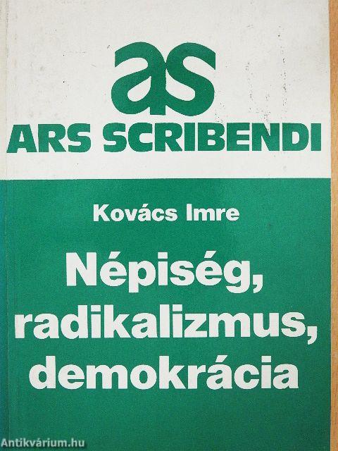 Népiség, radikalizmus, demokrácia