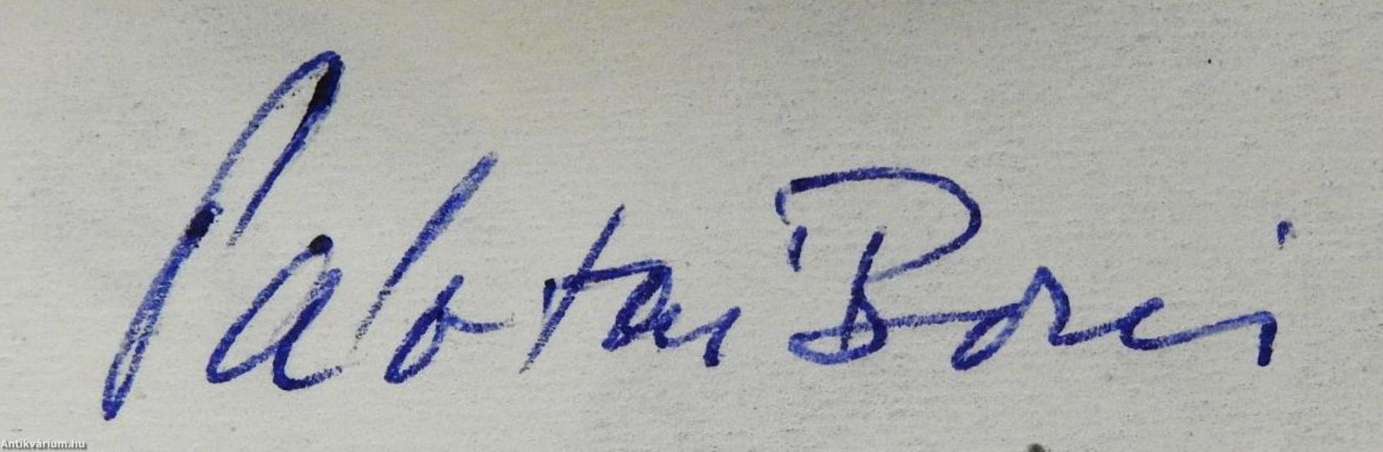 Szerelmespár (dedikált példány)