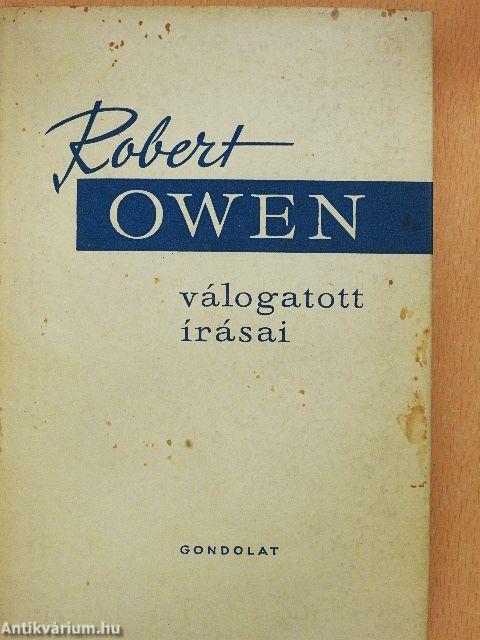 Robert Owen válogatott írásai