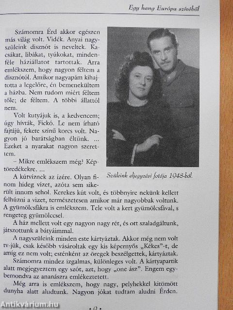 Egy hang Európa szívéből - Varga Miklós