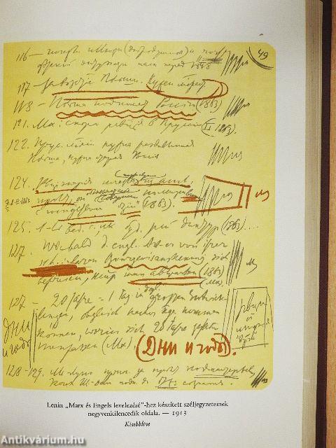 Jegyzetek Marx és Engels levelezéséből