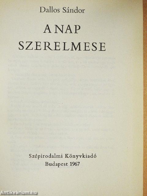 A nap szerelmese